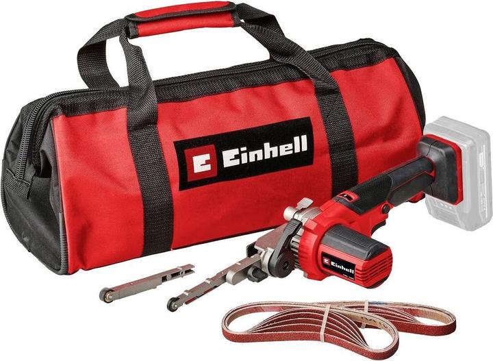 Produktbild Einhell Set bestehend aus Akku-Bandfeile TE-BF 18 Li-Solo und