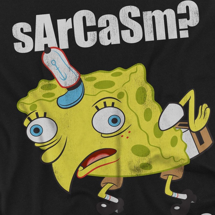 Produktbild Spongebob Squarepants Sarcasm Meme TShirt (M)
