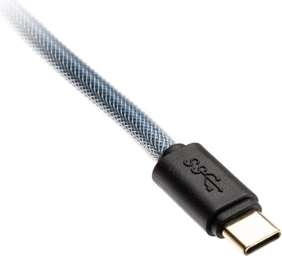 Produktbild Ducky Premicord DayBreak Spiralkabel, USB Typ C auf Typ A - 1,8m (1.80 m, USB 2.0)