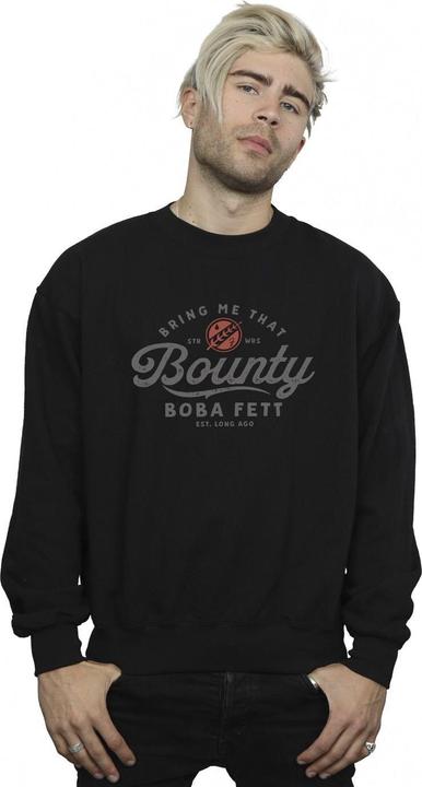 Actual product image Star Wars Mens The Book Of Boba Fett Bring Me That Bounty Sweatshirt (4XL)