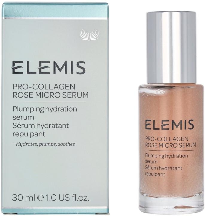 Elemis Pro-Collagen Rose Micro Serum Hydration Serum for Plumping, Soothing, and Nourishing Skin - Reduce F (30 ml)