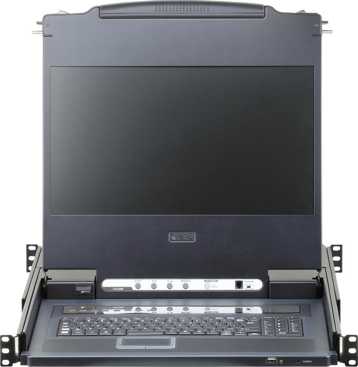 Produktbild Aten 8-Port 1 Zoll LCD KVM Switch USB-DVI German CL6708MW D