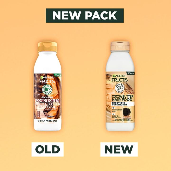 Actual product image Garnier Hair Food Cocoa Butter (Conditioner) 350 ml (L)