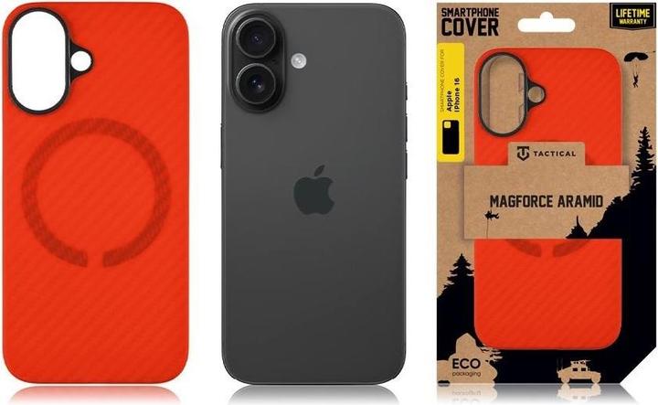 Productafbeelding Tactical Tactische MagForce Aramide Bloody Mary Limited Edition-hoes voor Apple iPhone 16 (Apple iPhone 16)