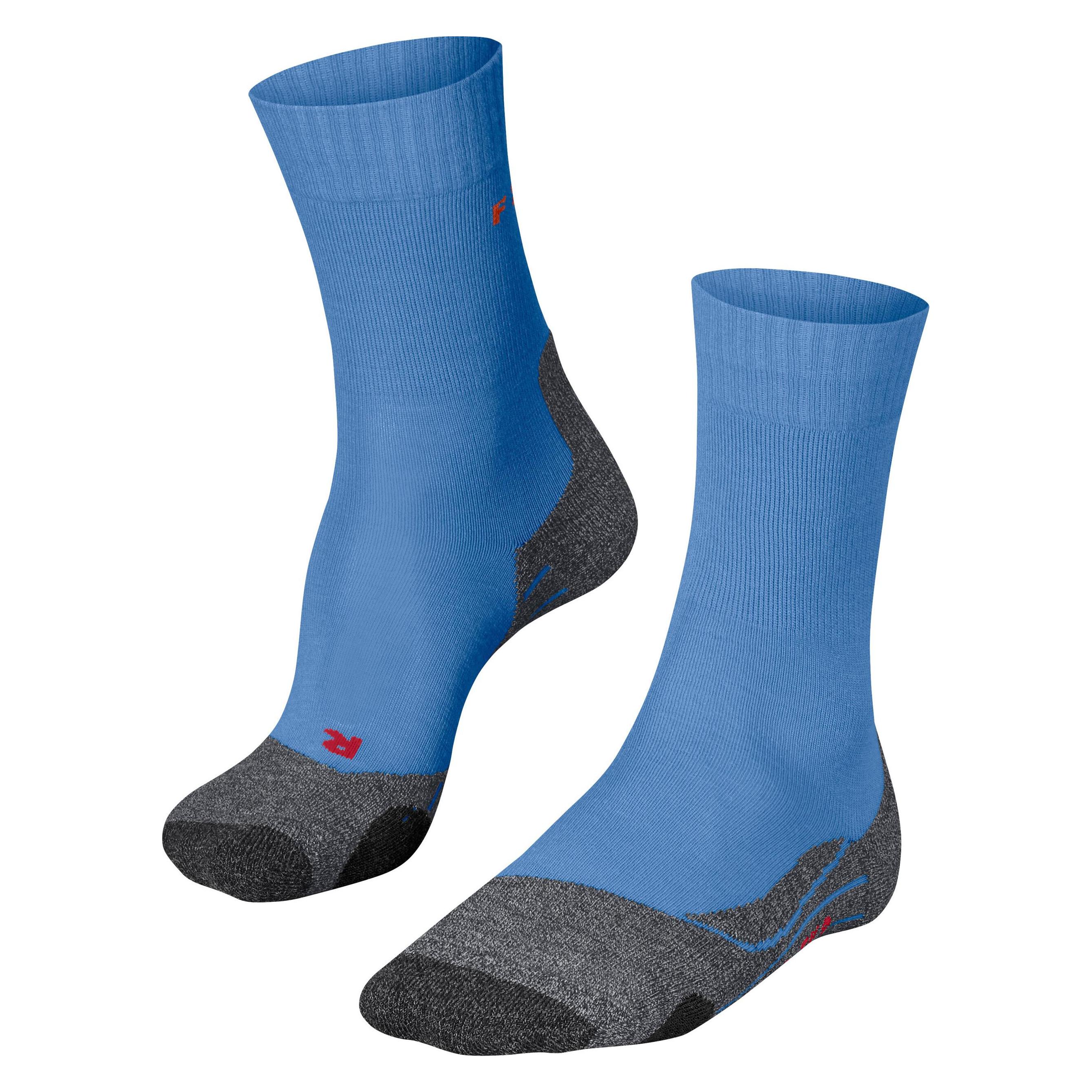 Falke, Damen, Sportsocken, TK2 Explore Damen Trekking (35 - 36), Grau, Blau