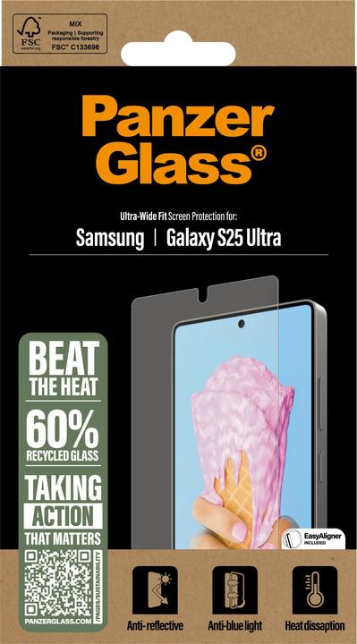 Immagine prodotto PanzerGlass Ultra Wide Fit All-in-One (1 Pezzo/i, Samsung Galaxy S25 Ultra)