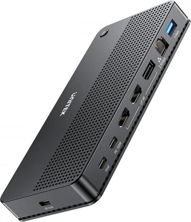 Unitek D1104A01 13in1 MST HDMI DP 8K PD 100W Docking station (USB-C, 13 Ports)