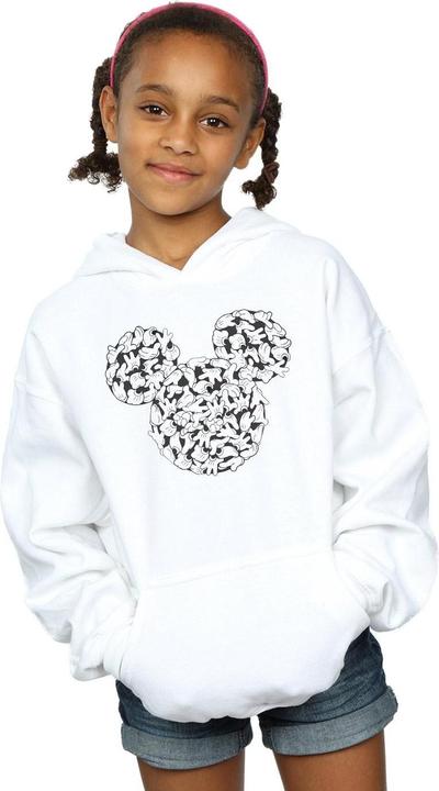Immagine prodotto Disney Mickey Mouse Head Of Hands Felpa con Cappuccio Ragazze (152, 158)