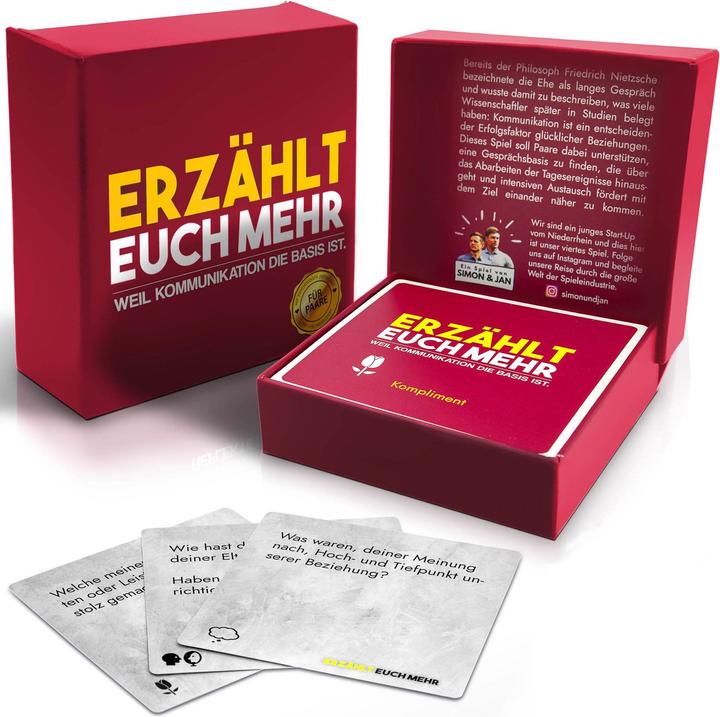Actual product image Simon & Jan Tell you more for couples (German)