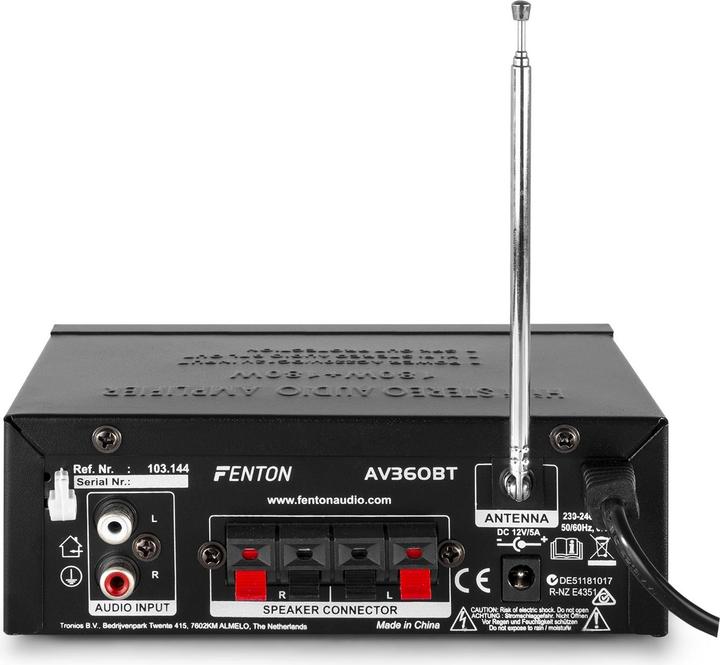 Image du produit Fenton AV360BT (égaliseur, Stade final)