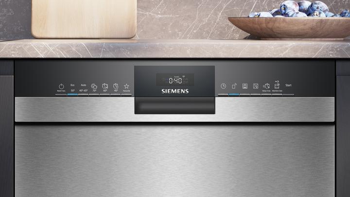 Actual product image Siemens iQ300, Undercounter dishwasher, 60 cm, Brushed steel, SN43ES22CE
