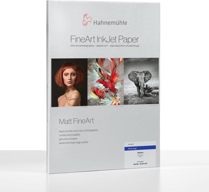 Actual product image Hahnemühle photo rag (308 g/m², A4, 25 pcs.)