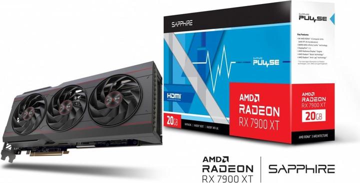 Productafbeelding Sapphire Radeon RX 7900 XT Pulse Gaming (20 GB)