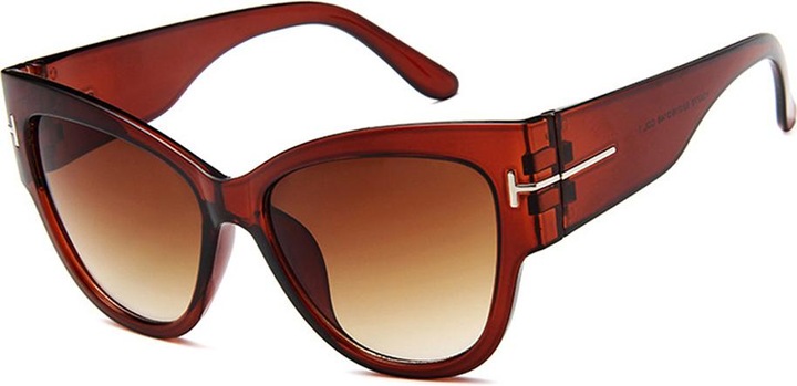 Produktbild Techsuit - Sunglasses (9778) - for Women with PC Frame and Lens, Cat Eye - Brown