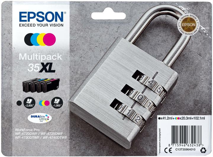Epson 35XL DuraBrite Ultra Multipack (M, C, Y, FC)