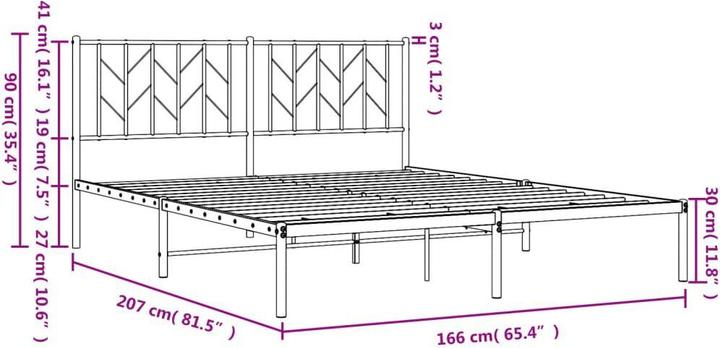 Image du produit vidaXL Bettgestell (160 x 200 cm)