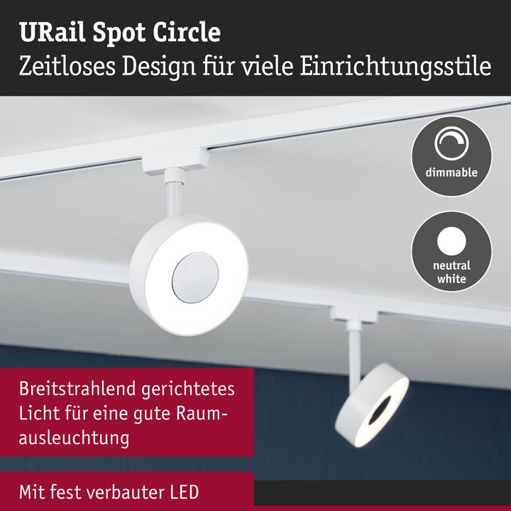 Produktbild Paulmann URail Spot Circle (385 lm)