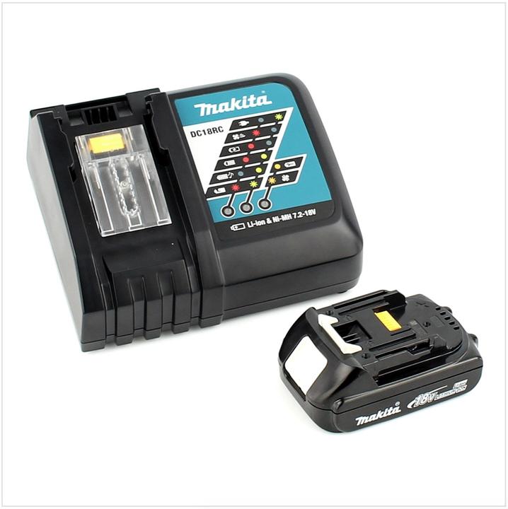Produktbild Makita DHP 481 Y1J-D 18V Akku Schlagbohrschrauber Brushless 115 Nm im Makpac mit 1x 1,5Ah Li-Ion Akk (Akkubetrieb)