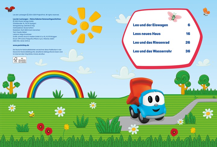 Image du produit Panini Leo der Lastwagen: Meine liebsten Gutenachtgeschichten (Allemand, Claudia Weber, 2024)