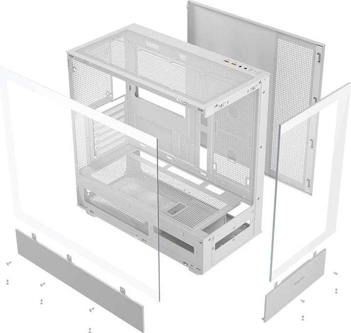 Actual product image Segotep Endura Pro Plus case white (ATX, E-ATX, mATX, Mini-ITX)