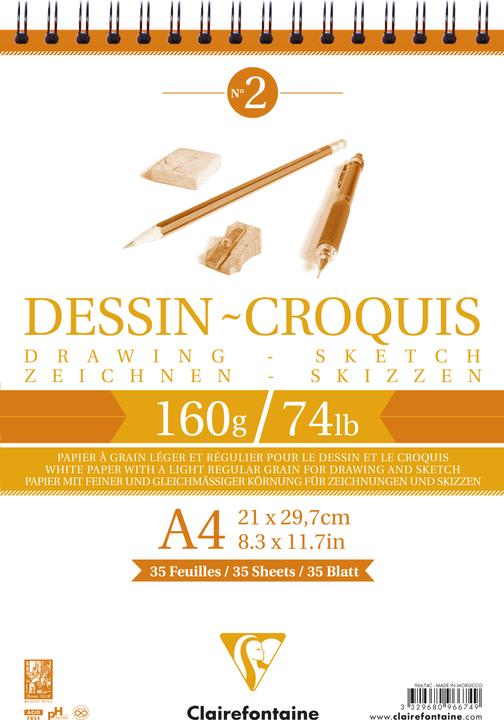 Actual product image Clairefontaine Dry techniques (A4)