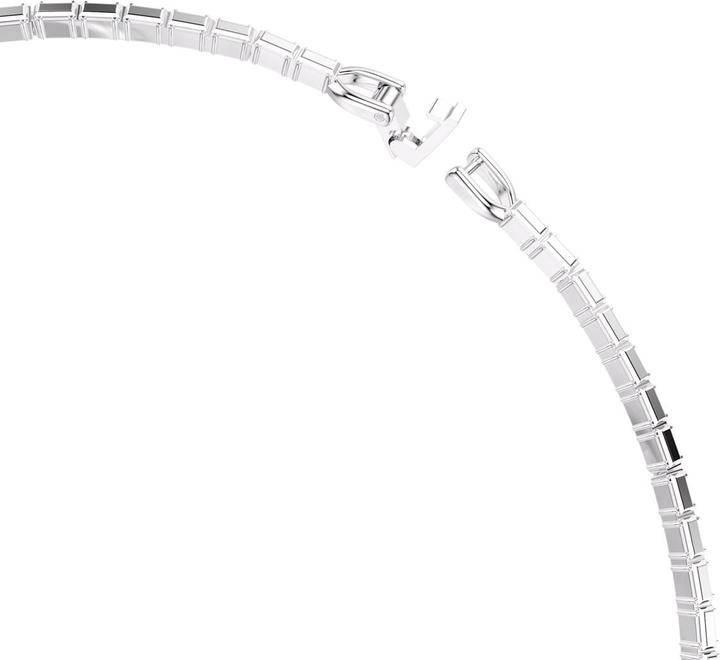 Immagine prodotto Swarovski Matrix Halskette Baguette Schliff Weiss Rhodiniert (Metallo Swarovski)