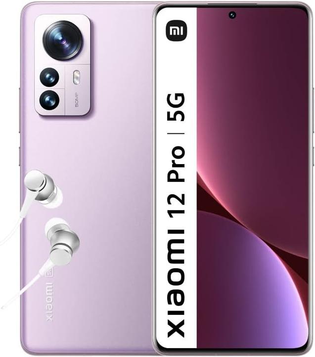 Xiaomi Smartphone mit 120 Hz AMOLED, Snapdragon 8 Gen 1, 50 MP Dreifachkamera, 4600 mAh, 120 W HyperCharge (256 GB, Lila, 6.73", 5G)