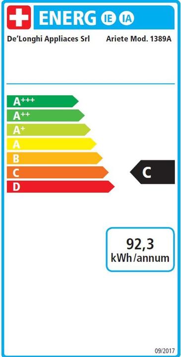 Energie-Label Ariete Classica