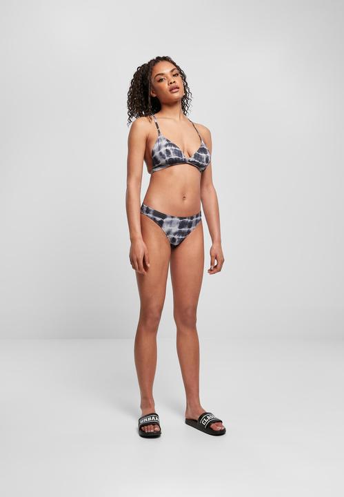 Actual product image Urban Classics Ladies Tie Dye Triangle Back Bikini - 15629 (L)