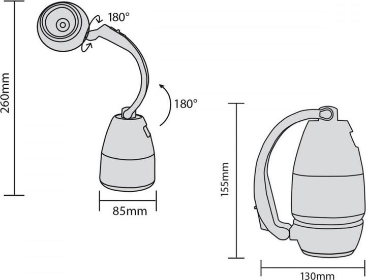 Image du produit Maclean LED lampe de camping 3w1 MCE298 (200 lm)