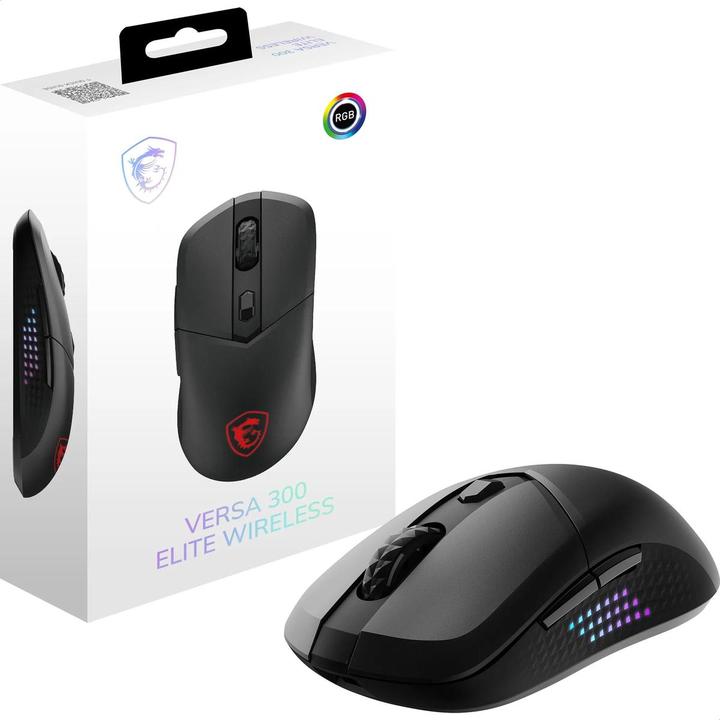 Actual product image MSI VERSA 300 Elite W WIRELESS gaming mouse (Cable, Wireless)
