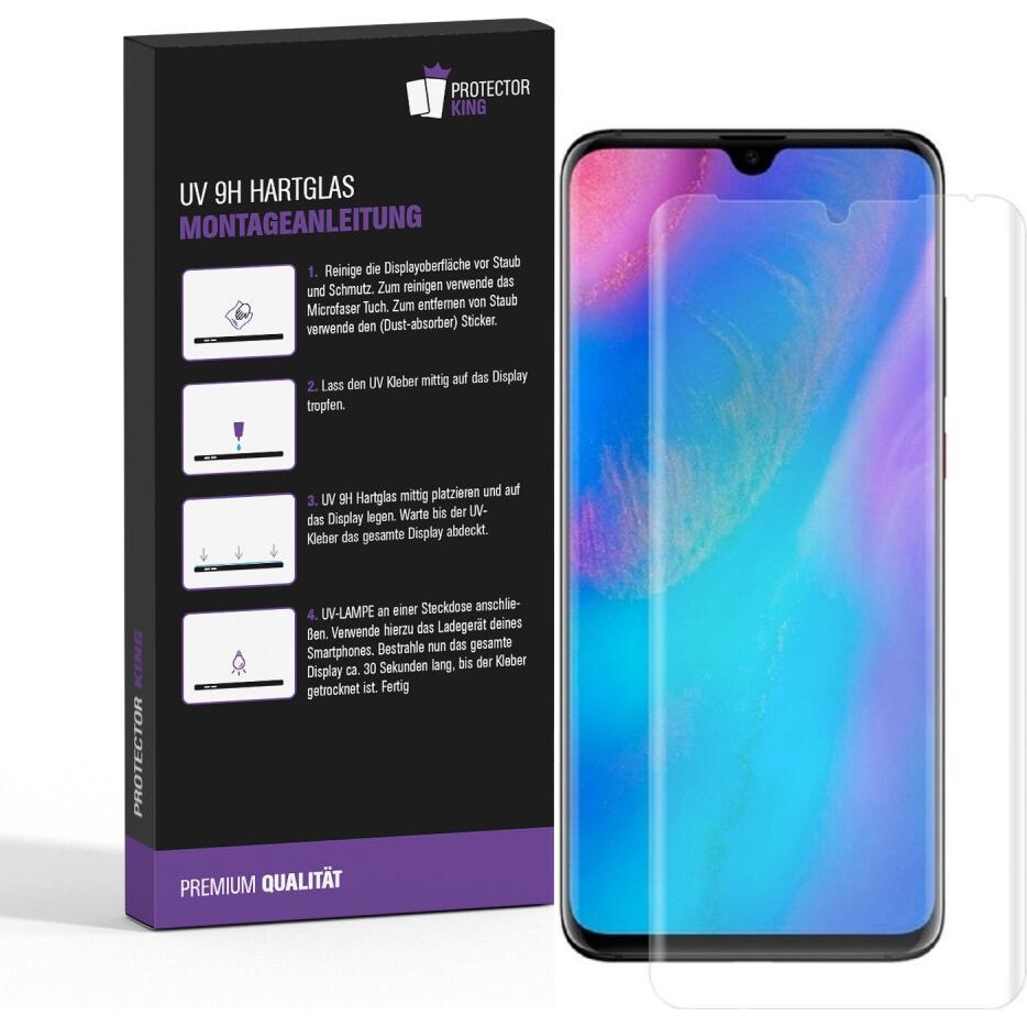 Thumbnail - Protectorking 2x UV Liquid Echtes Tempered 9H Panzerhartglas 3D KLAR (6 Stück, Huawei P30 Pro), Smartphone Schutzfolie