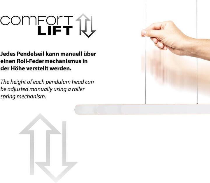 Produktbild Paul Neuhaus LED Pendelleuchte SW ADRIANA ROUND dimmbar Lichttemperaturwechsel höhenverstellbar (5760 lm)