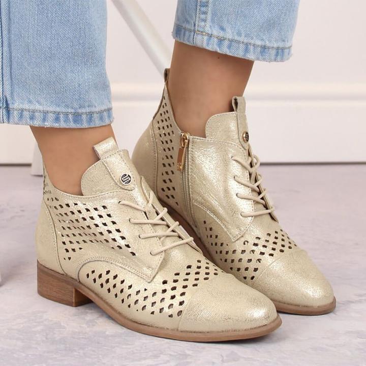 Image du produit Potocki Openwork ankle boots W WOL205 gold (36)