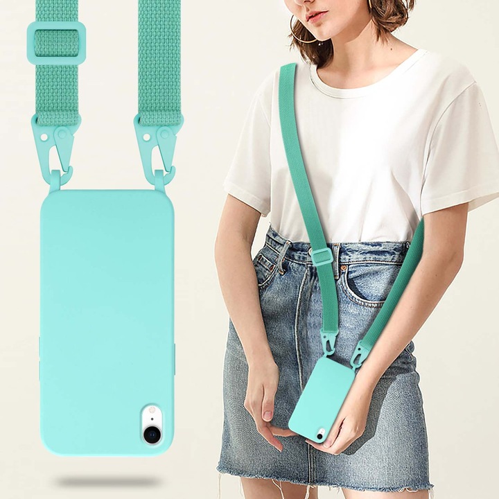 Produktbild Cadorabo TPU Cover Handy Kette Liquid (Apple iPhone XR)
