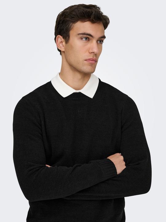 Actual product image Only & Sons Onsethan Life Reg 7 Crew Knit (XS)