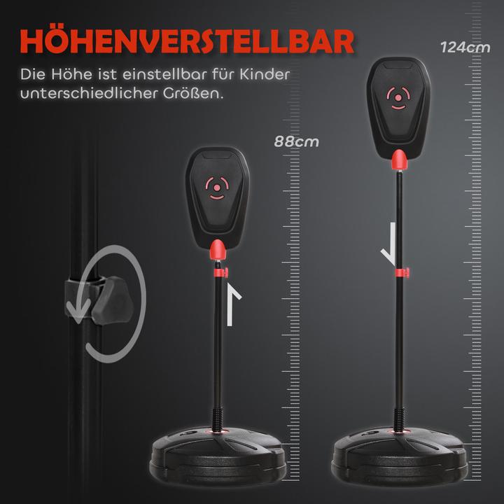 Produktbild Aiyaplay Kinder Boxsack Stahl, Kunststoff Schwarz (88 cm)