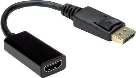 Produktbild Value Videoadapter - DisplayPort männlich zu HDMI weiblich (HDMI, 15 cm)