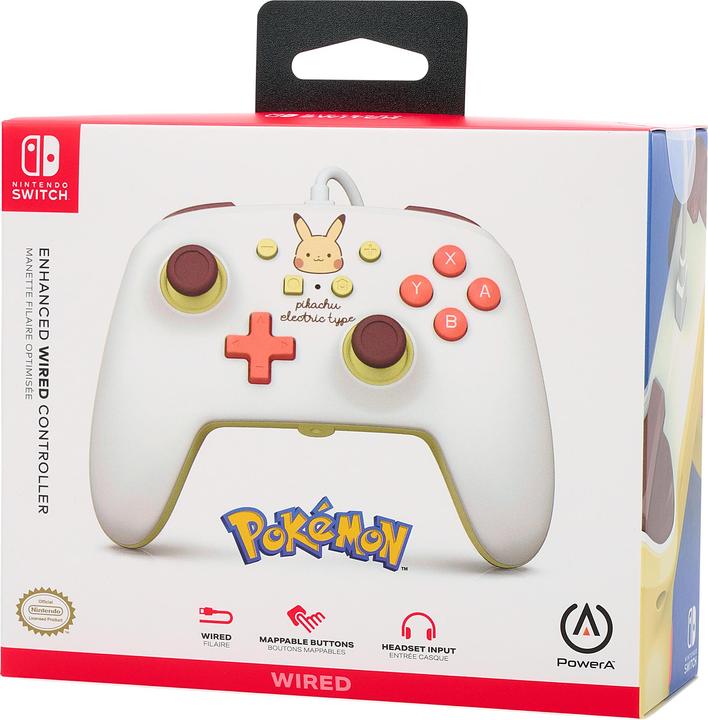 Produktbild PowerA Enhanced Wired Controller for Nintendo Switch - Pikachu Electric Type (Switch)