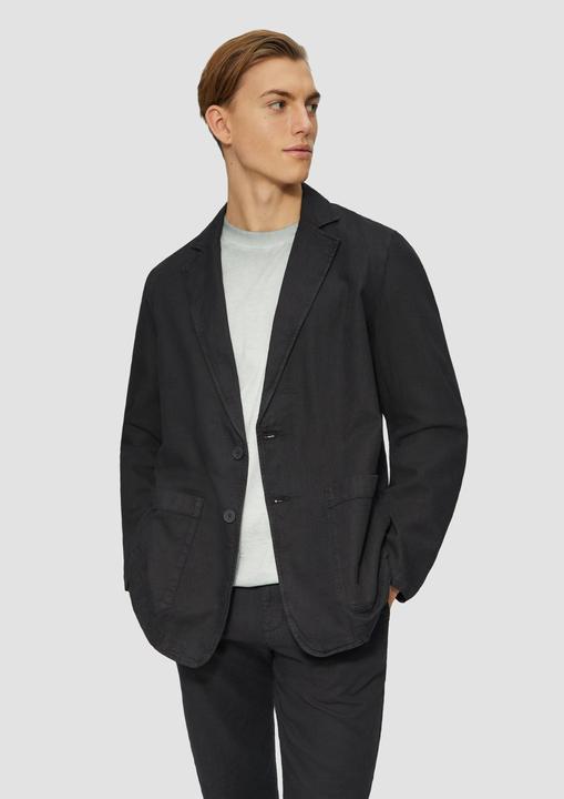 Actual product image S.Oliver Indoor-Blazer Strukturierter Baumwollblazer im Relaxed Fit (M)