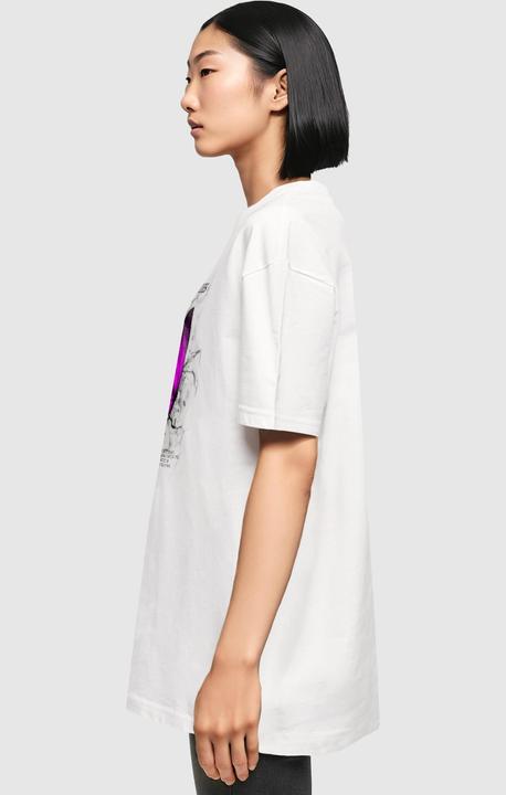 Produktbild Merchcode Ladies Butterflies Oversized Boyfriend Tee - 119545 (XS)