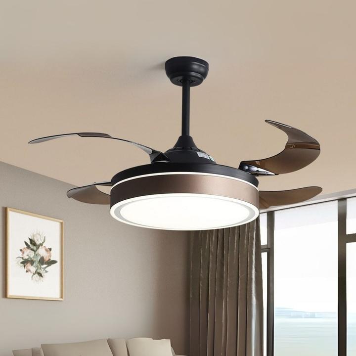 Image du produit Hermex Deckenventilator mit LED-Beleuchtung Deckengebläse Ventilator (35 dB)