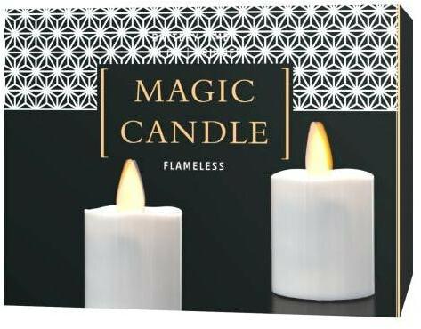 Actual product image STT LED Candle Set Magic 2-piece white (2x)