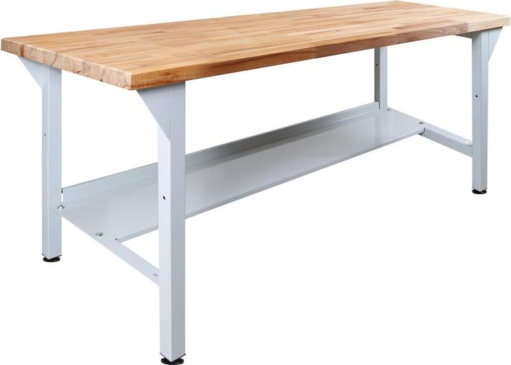 Actual product image ADB Workbench PROFI 2000 light grey 200.0 x 75.0 x 85.0 cm (200 cm, 75 cm)