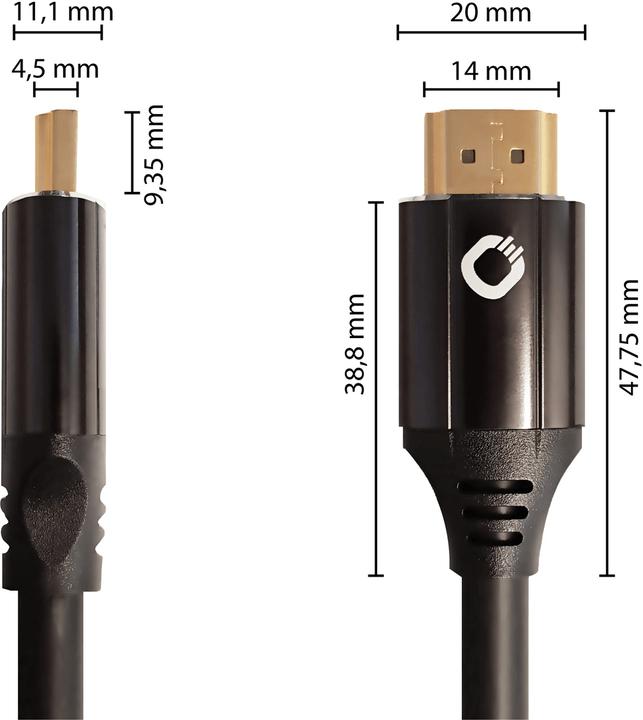 Produktbild Oehlbach HDMI – HDMI (0.75 m)