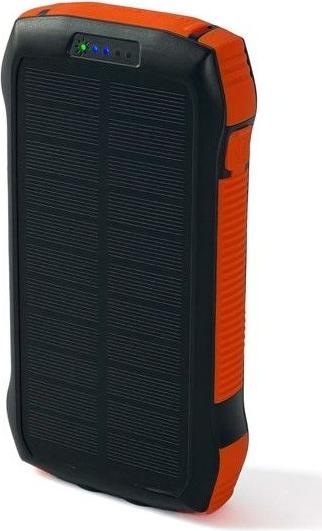 Produktbild Choetech Solar powerbank with inductive charging 10000mAh Qi 5W orange (B659) (10000 mAh, 37800000 W, 10000 Wh)