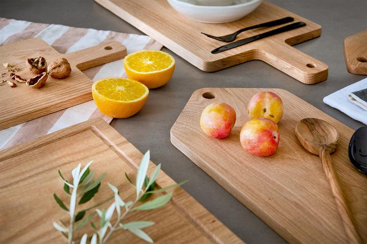 Image du produit Zeller Present Planche à découper chêne 36x20x1.5 cm