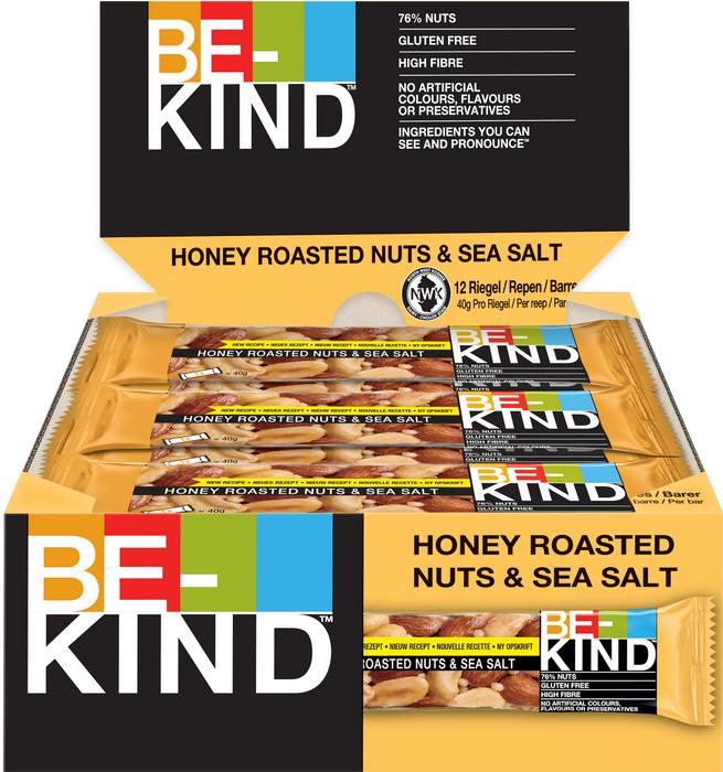 Produktbild Be-Kind Honey Roasted Nuts und Sea Salt (12 Stk., 480 g)