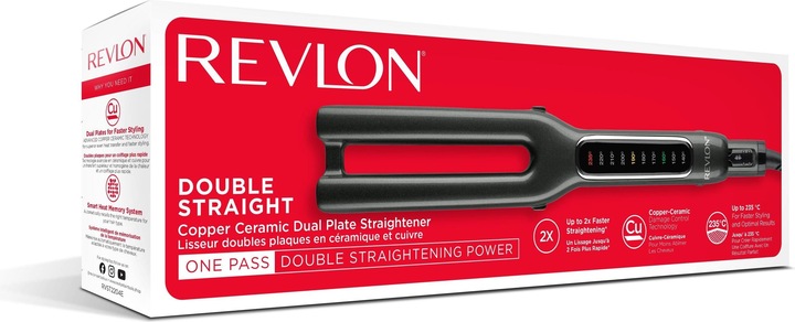 Immagine prodotto Revlon Piastra per capelli doppia RVST2204E (Piastra per capelli)