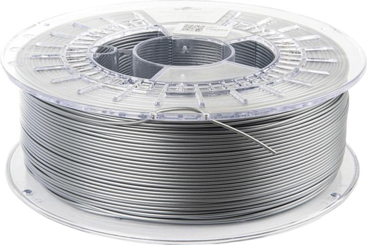Actual product image Filament PCTG Silver Steel 1.0kg 1.75mm (PCTG, 1.75 mm, 1000 g)